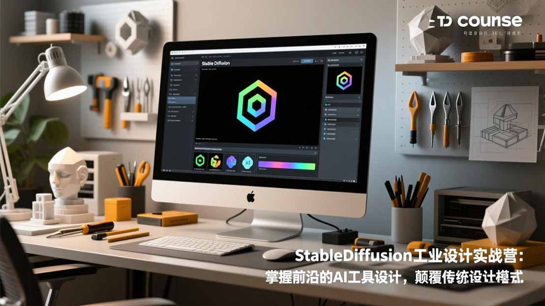 StableDiffusion工业设计实战营：掌握前沿的AI工具设计，颠覆传统设计模式-泡芙局网创