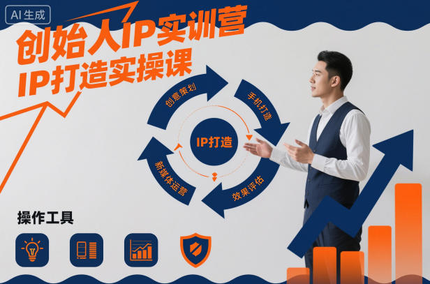 创始人IP实训营，IP打造实操课-泡芙局网创