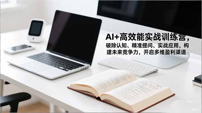 AI+高效能实战训练营，破除认知、精准提问、实战应用，构建未来竞争力，开启多维盈利渠道-泡芙局网创