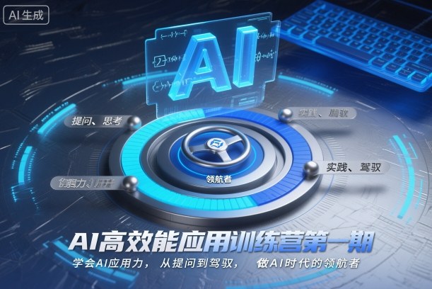 AI高效能应用训练营第一期,学会AI应用力,从提问到驾驭,做AI时代的领航者-泡芙局网创