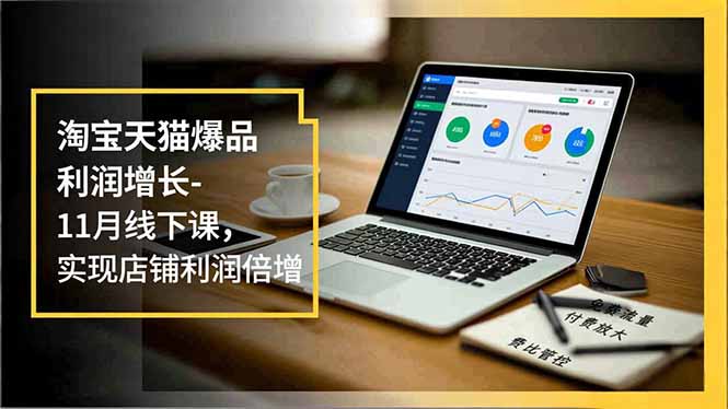 淘宝天猫爆品利润增长-11月线下课，免费流量、付费放大、费比管控，实现店铺利润倍增-泡芙局网创